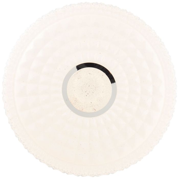 Lampe plafond chromée design, Jenine, 12W, 3000K LED