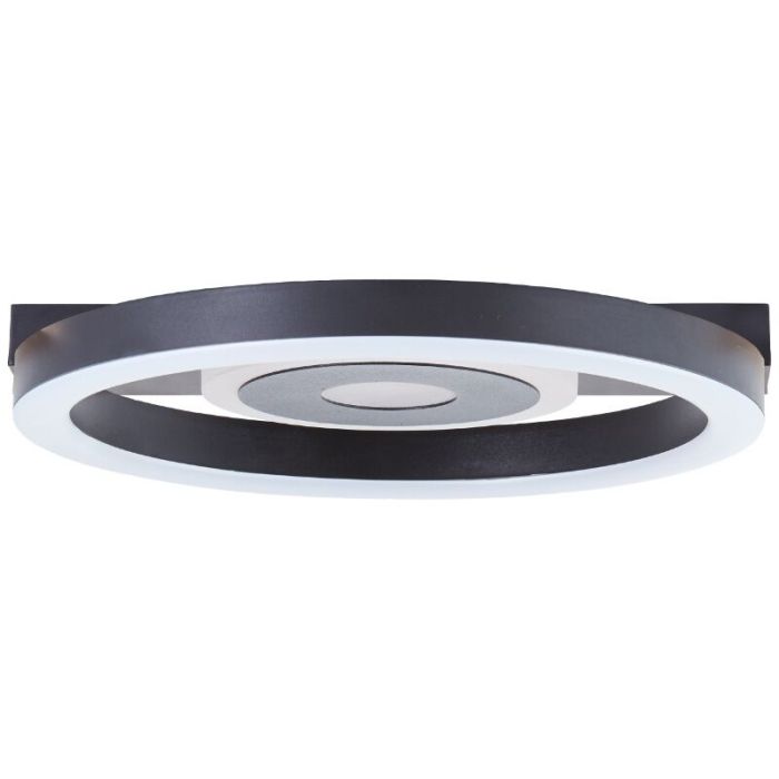 Lampe plafond noire design, Konrad, 9W, 3000K LED