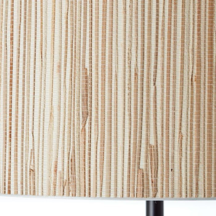 Lampadaire beige rustique, Wenda, avec interrupteur