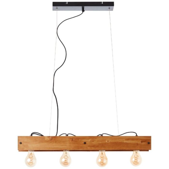 Suspension en bois marronne, Rasha