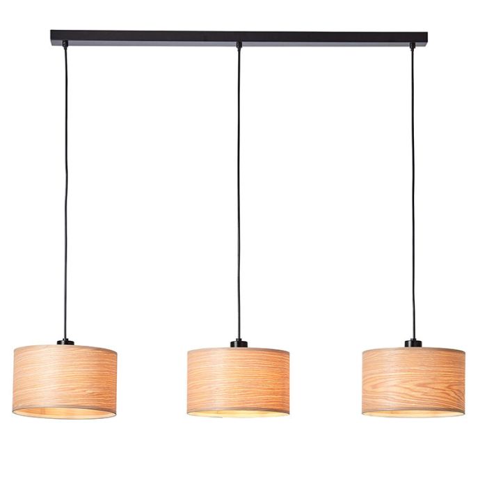 Suspension en bois beige, Enna