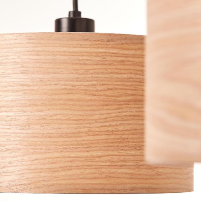Suspension en bois beige, Enna