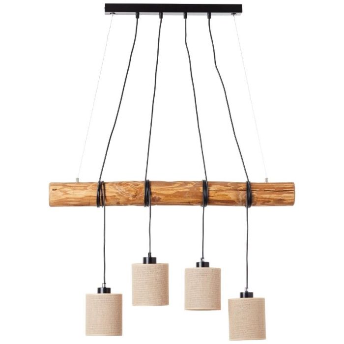 Suspension table à manger en bois marronne, Veronique