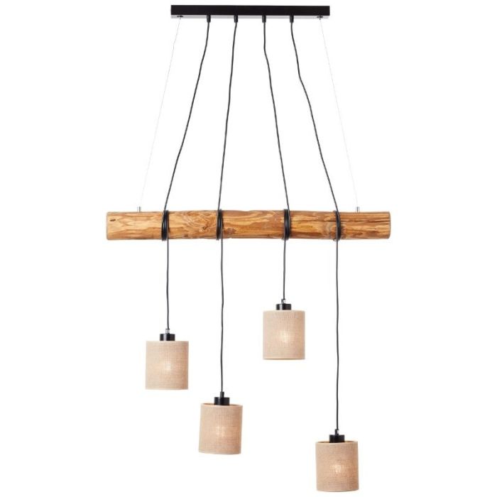 Suspension table à manger en bois marronne, Veronique