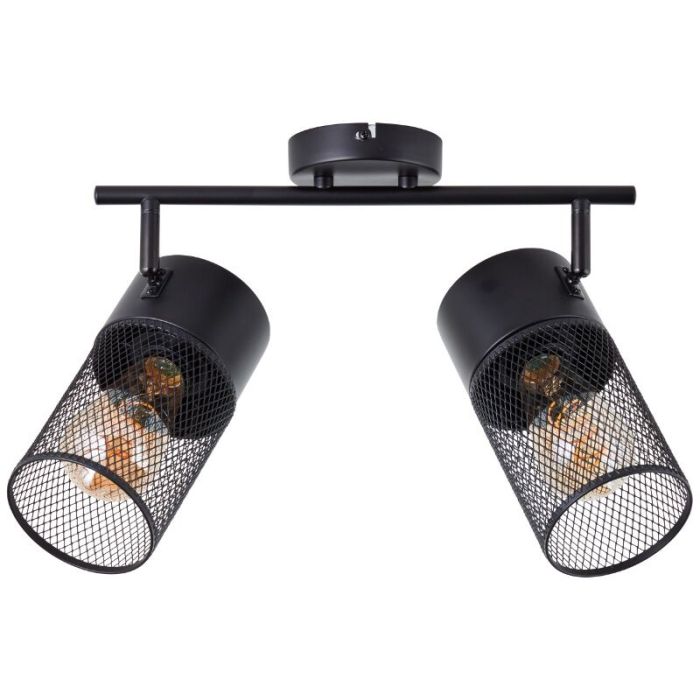 Spot plafond noir industriel, Georgino