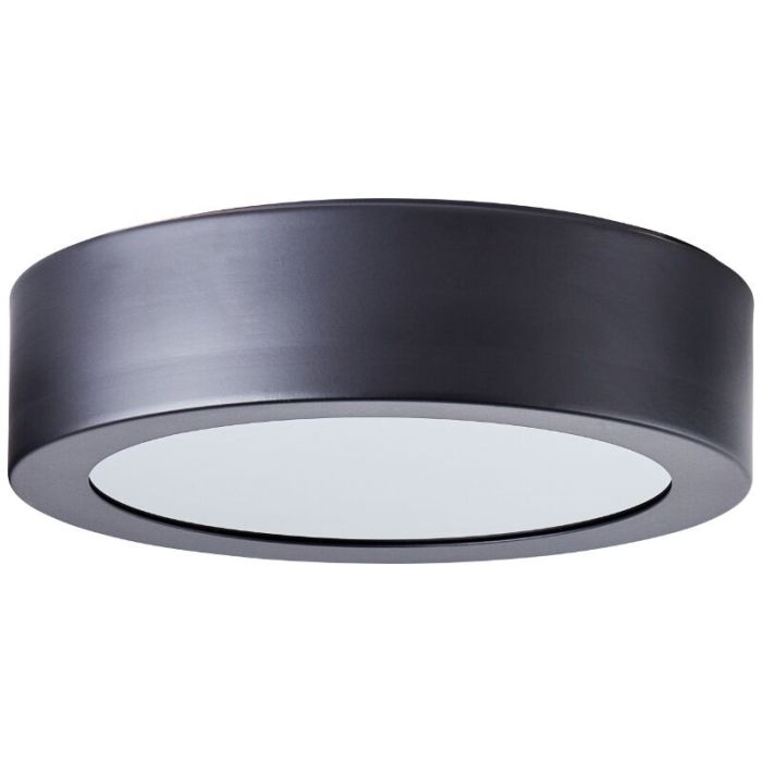Lampe plafond noire industrielle, Sherman