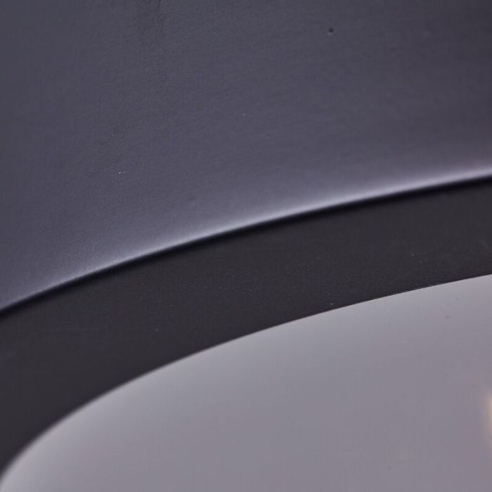 Lampe plafond noire industrielle, Sherman