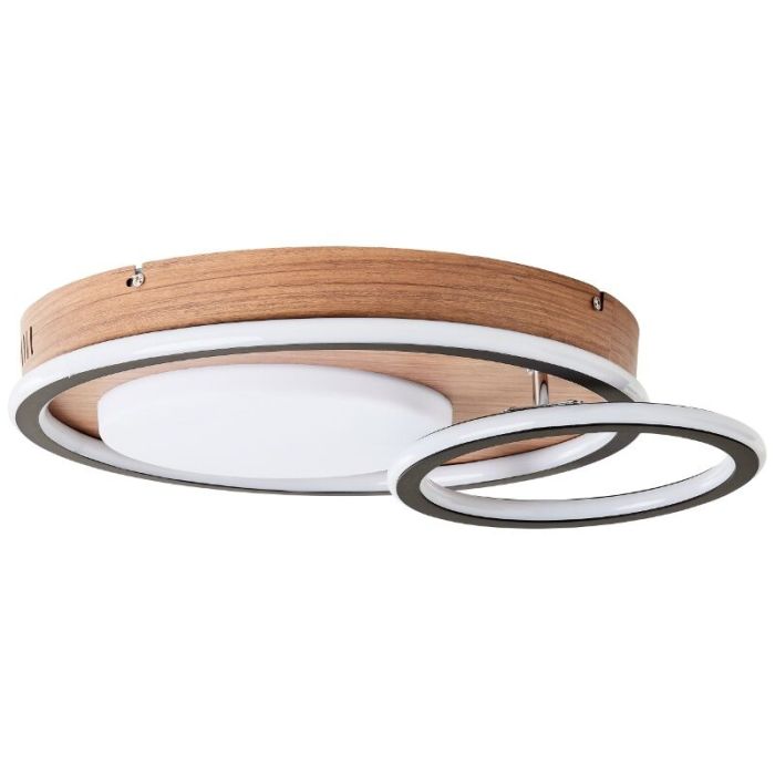 Lampe plafond noire moderne, Georgios, 48W, 3000K LED
