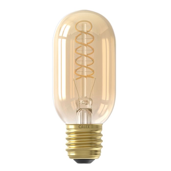 Calex ampoule LED tube E27 gradable ambre, 3,8W, 2100K