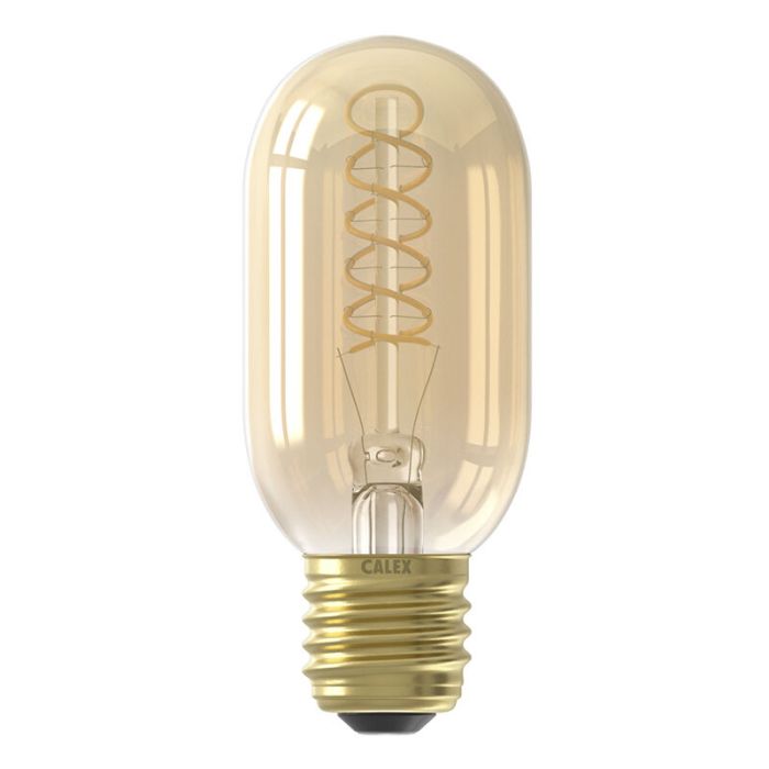 Calex ampoule LED tube E27 gradable ambre, 5,5W, 2100K