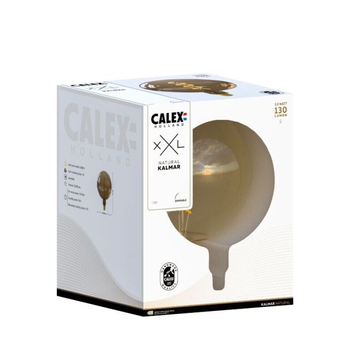 Calex ampoule filament E27 gradable Kalmar, marron, 5W, 1800K