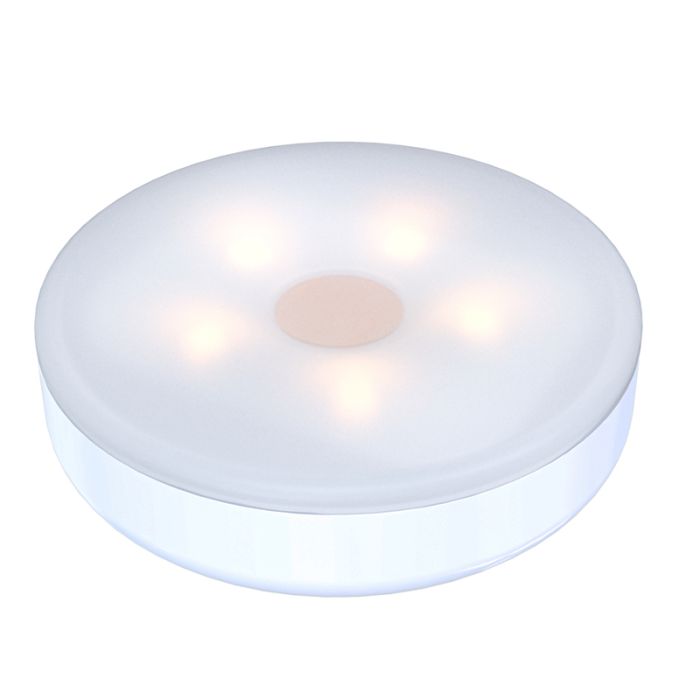 Spot adhésif blanc rechargeable Meint, 0,85W, 2700K