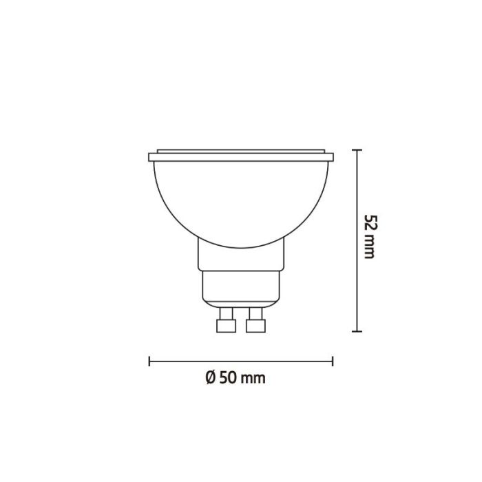 Calex ampoule LED connectée GU10 4,9W, RGBW