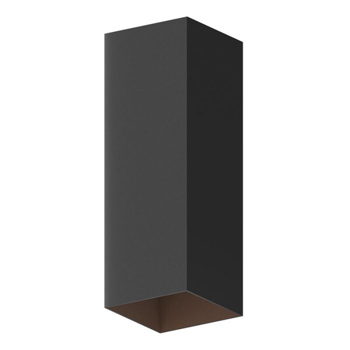 Applique up and down en aluminium noire, Dion, 8W, 3000K LED, IP54