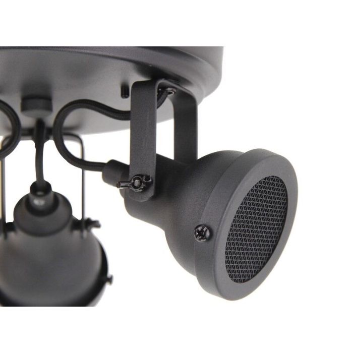 Spot plafond noir industriel, Chesney