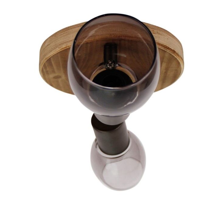 Spot plafond en bois noir, Clifford