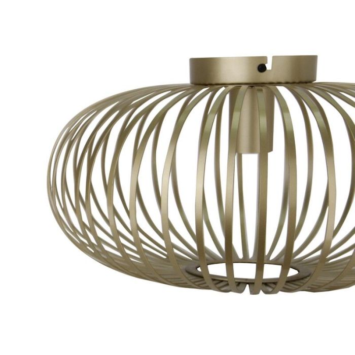 Lampe plafond dorée industrielle, Lieve