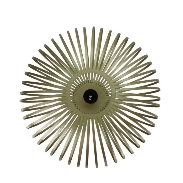 Lampe plafond dorée industrielle, Lieve