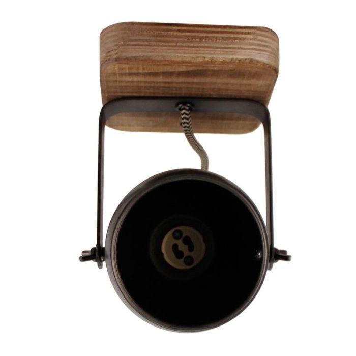 Spot plafond noir vintage, Chanice