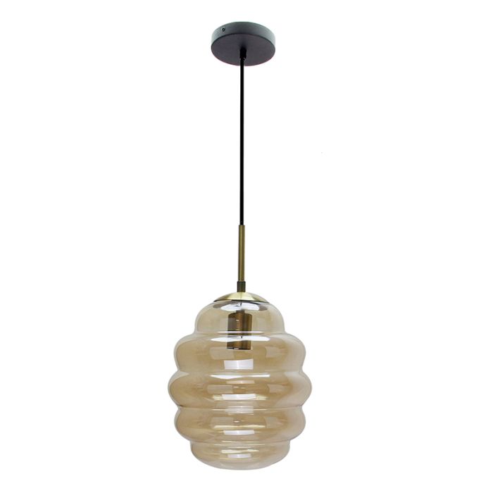 Suspension ambre moderne, Lemay