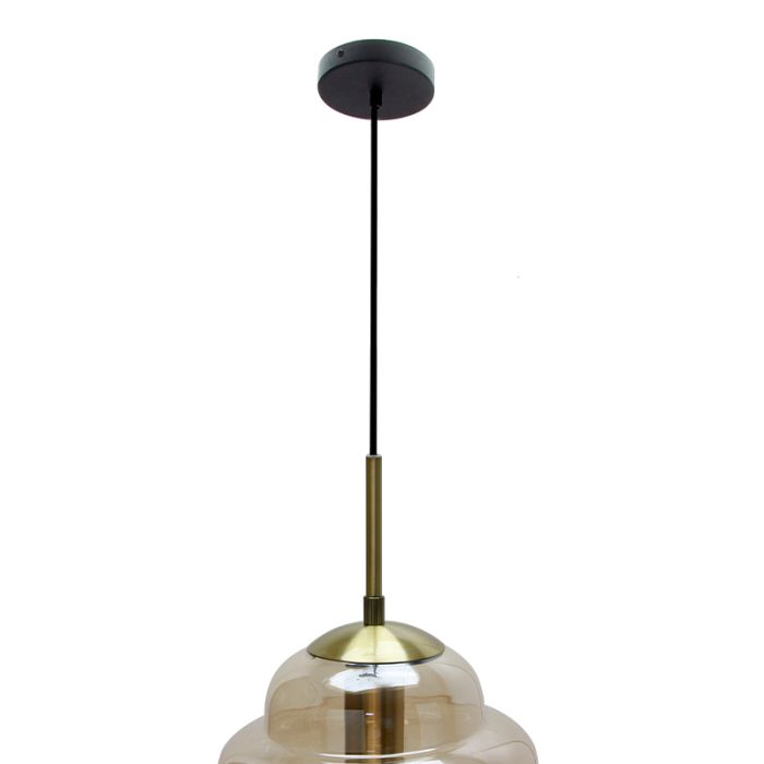 Suspension ambre moderne, Lemay