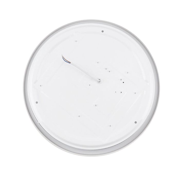 Lampe plafond blanche en plastique, Kos, 22W, 3000K LED