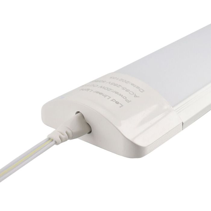 Réglette LED 30 cm connectable - Enrique - 10W - 6500K