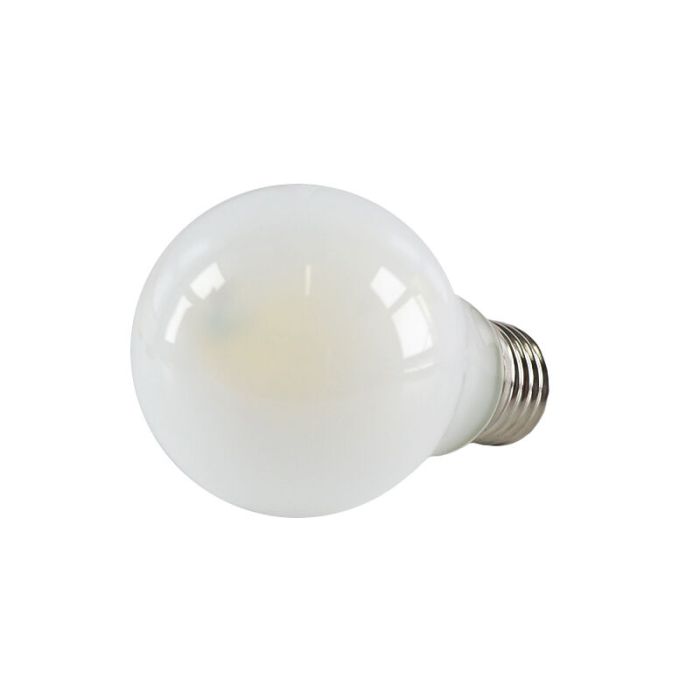 Dimmable E27 ampoule LED, A60, 5w, verre blanc, 6500k
