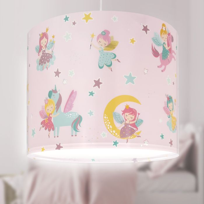 Suspension pour enfants rose en plastique, Fairy