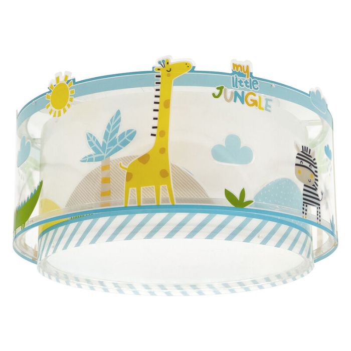 Plafonnier pour enfants en plastique multicolore, Jungle
