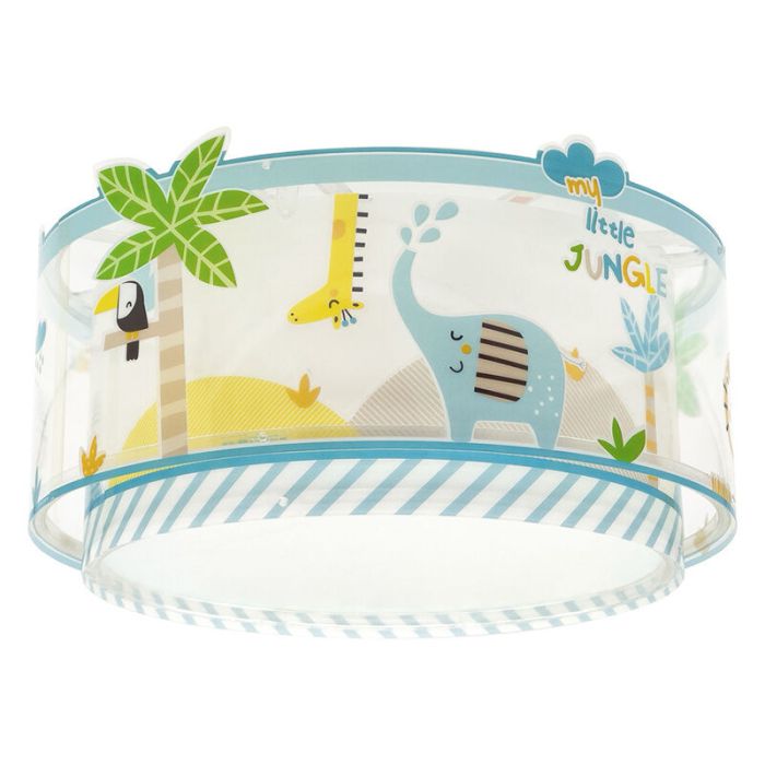 Plafonnier pour enfants en plastique multicolore, Jungle