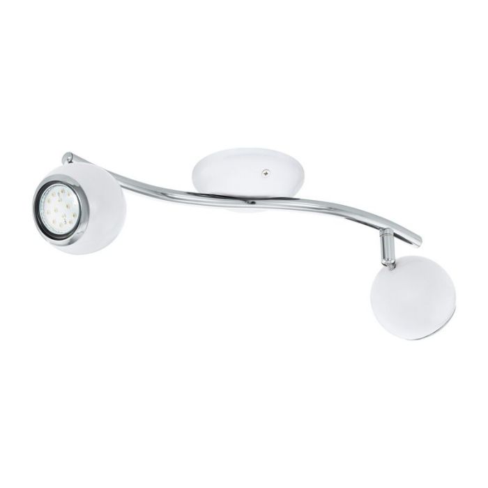 Spot plafond chromé en acier, Anissa