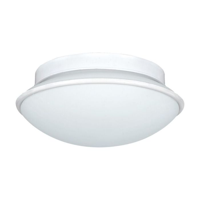 Applique murale blanche en acier, Nicoletta, IP44