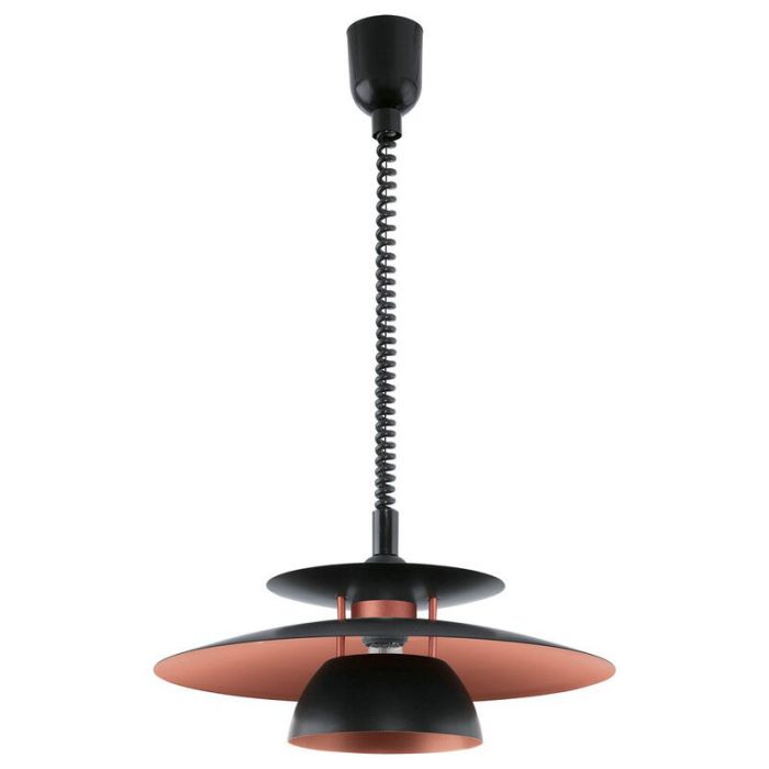 Suspension noire en acier, Lariana
