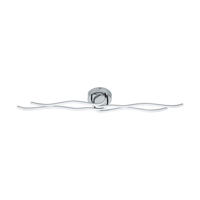 Plafonnier chromé en plastique, Therese, 40W, 3000K LED