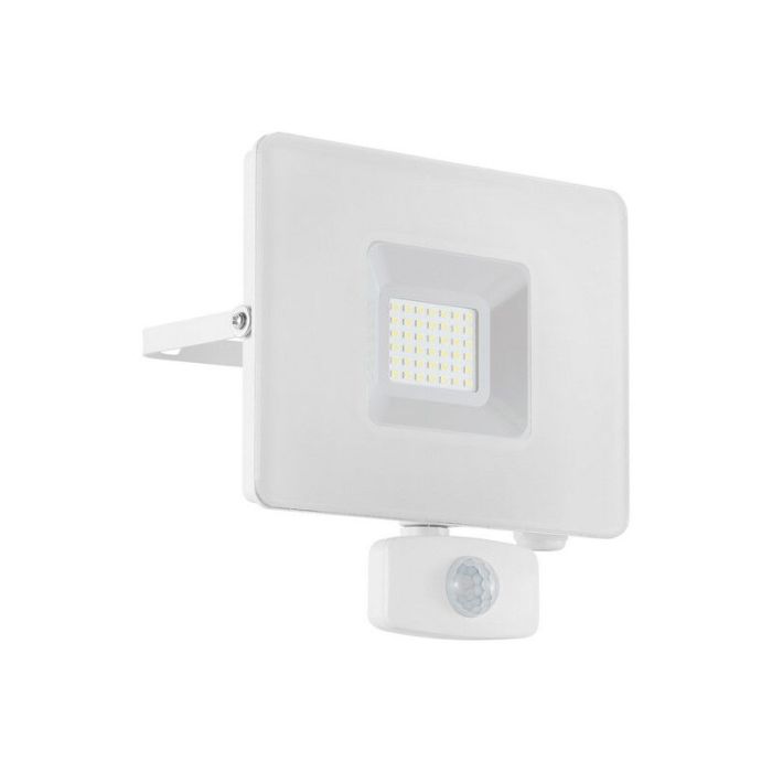 Applique extérieur avec détecteur de mouvement blanche en aluminium, Joey, IP44