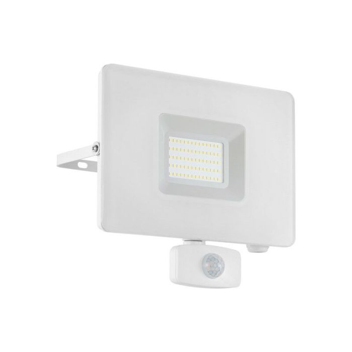Applique extérieur avec détecteur de mouvement blanche en aluminium, Joey, IP44