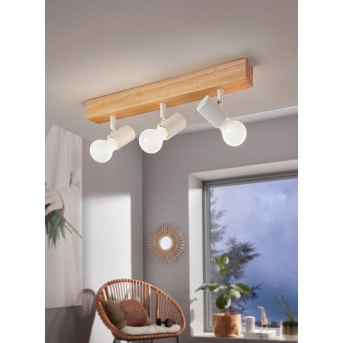 Spot plafond en bois marron, Anton