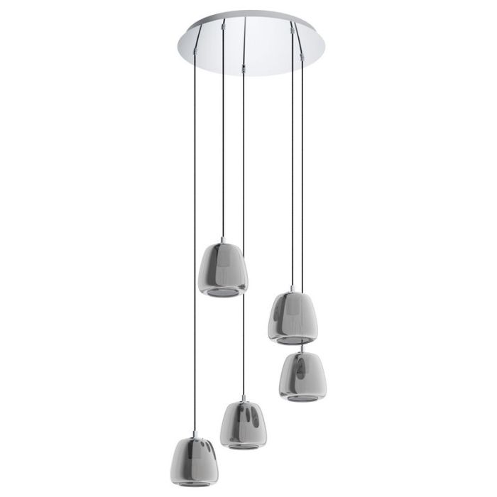 Suspension chromée en verre, Gauke