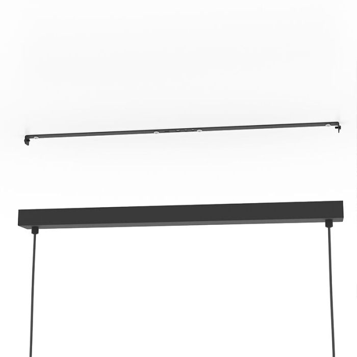 Suspension noire en aluminium, Mauricio