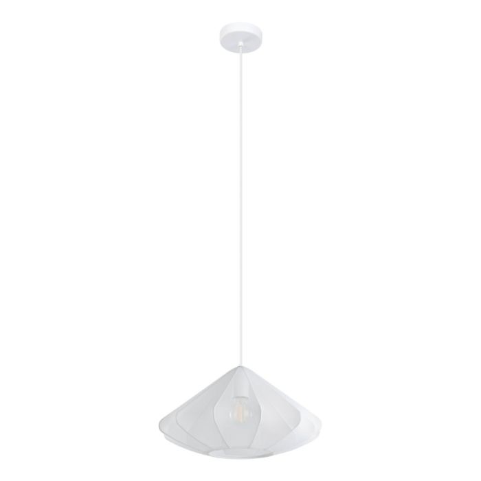 Suspension blanche en acier, Agnese