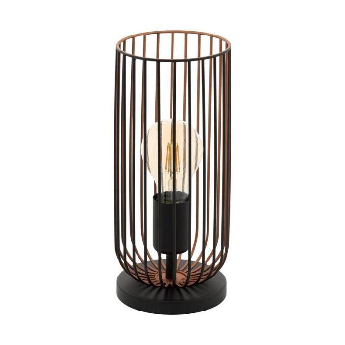 Lampe de table cuivre en acier, Silje, avec interrupteur