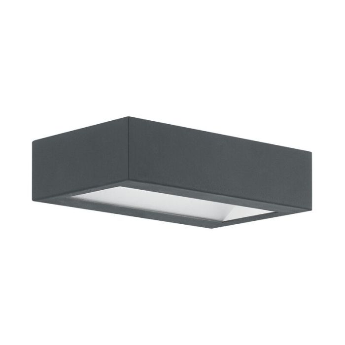 Luminaire extérieur anthracite en acier, Simen, 4W, 3000K LED, IP44