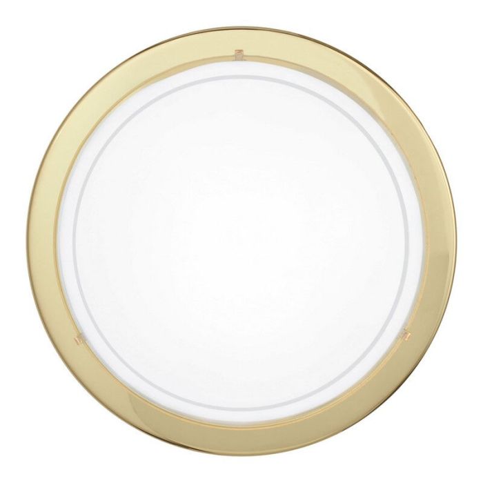 Lampe plafond dorée en verre, Agena