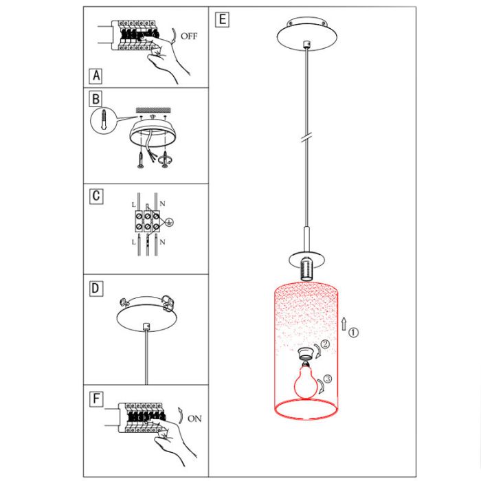 Suspension nickel en verre, Ciuda