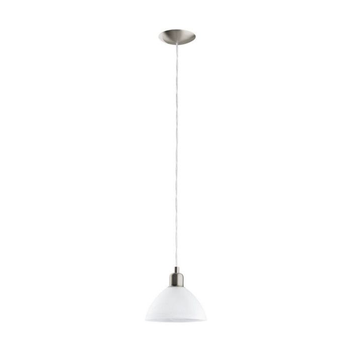 Suspension blanche en verre, Lariana