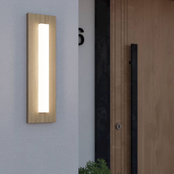Luminaire extérieur marron en aluminium, Bernardo, 7W, 3000K LED, IP44