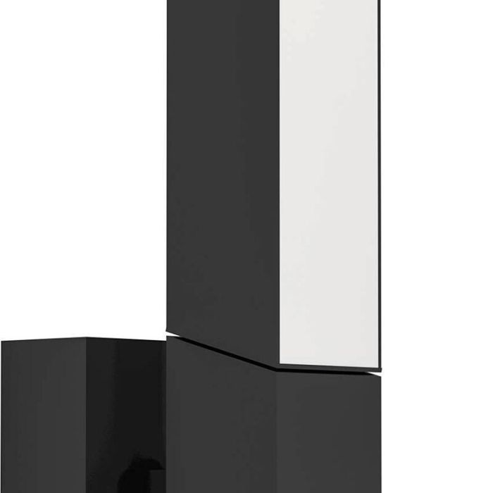 Luminaire extérieur noir en aluminium, Salman, 4,5W, 3000K LED, IP44