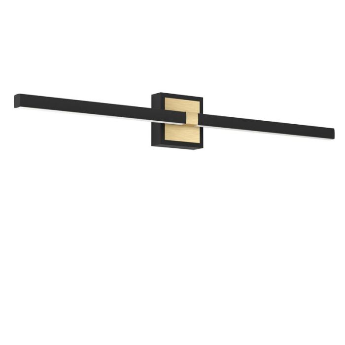 Applique salle de bain laiton en acier, Natasha, 17,5W, 3000K LED, IP44