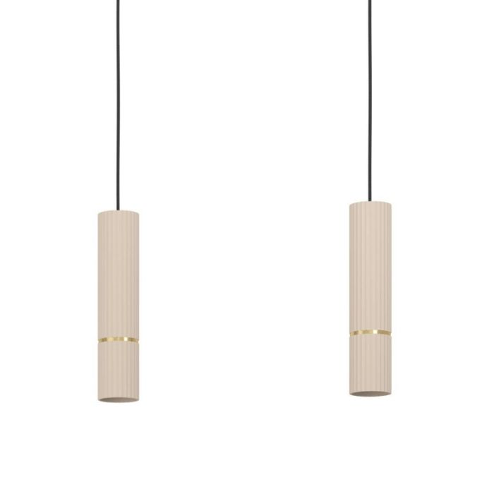 Suspension beige en acier, Vahid